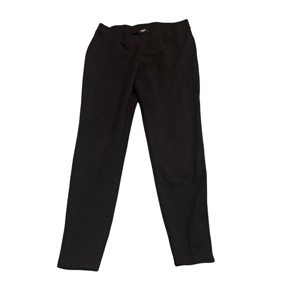 Premise Woman Black Stretch Career Dress Pants Women's Plus Size 0X Straight Leg